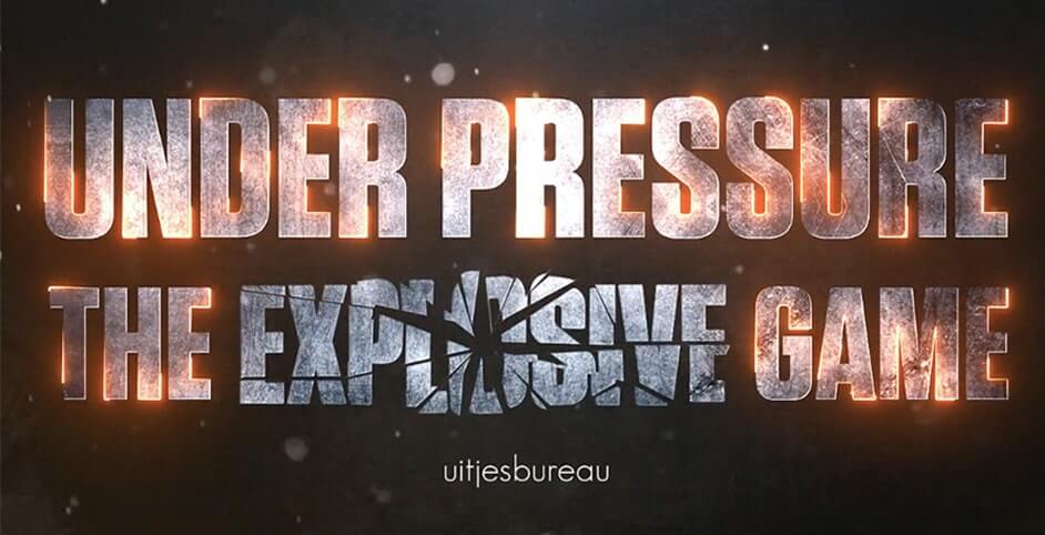 Under pressure logo bedrijfsuitje online