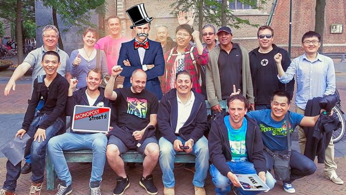 maastricht stadsspel levend Monopoly